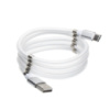 Кабель Supercalla магнитный USB to Type-C 1m white