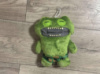 Плюшевый монстр Fuggler Funny Ugly Monster зеленый в трусиках 23 см - мягкая игрушка Фаглер с зубами, подарок с юмором