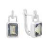 Серебряные серьги CatalogSilver с мистик топазом 2.733ct (2190189)