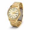 Чоловічий годинник Casio MTP-V006G-9B класичний золотистий з датою та днем тижня