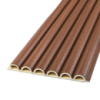Рейка декоративная WPC круглая стеновая 3000х152х15мм Каштан SW-00001872