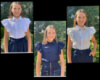 Школьная блуза крылышко 116-142