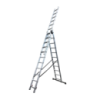Драбина алюмінієва трисекційна GTM KME311 3x11 сходинок 2.99-7.31м (KME311)