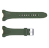 Ремінець для годинника Skmei 1326AG Army Green, каучуковий браслет 12 мм, колір хакі