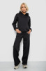 Спортивний костюм жіночий на флісі, колір чорний, 257R87