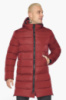 Куртка мужская Braggart зимняя удлиненная с капюшоном - 49032 бордовый цвет