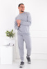 Чоловічий світло-сірий спортивний костюм