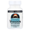 Ванадій з Хромом, Source Naturals, 90 таблеток