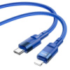 Кабель Hoco U106 Type-C to Lightning PD 1.2m blue