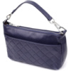 Сумка жіноча з натуральної шкіри з двома ремінцями 722928 Синій