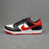 Nike SB Dunk Low Pro Білі з чорним з червоним