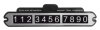 Табличка на скло автомобіля CAR WINDOW NOTE HOLDER BLACK/SILVER/RED (84634)