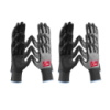 Рукавиці робочі Hi-Dex MILWAUKEE, з опором порізам 2/B рівня, розмір 10/XL, (12 пар)