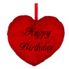 Серце плюшеве «Happy Birthday»
