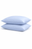 Комплект наволочок Ecotton 50х70 см із сатину 2 шт (арт. 14-4206) Pearl Blue світло-блакитний