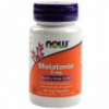 Мелатонин, Melatonin, Now Foods, 5 Мг, 60 капсул