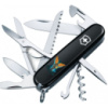 Нож Victorinox Huntsman Ukraine Black «Янгол ЗСУ» (1.3713.3_T1061u)