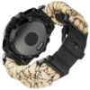 Ремінець Hemsut HGA145 Rugged Paracord Garmin Khaki 22 mm з паракорду кольору хакі