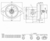 Шестеренчатый (шестерной) гидравлический насос Hidros 10AХ501 (серия 10)