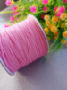 Шнур вощенный/ 1 мм / розовый/ заказ кратно метру