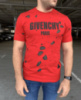 Футболка Givenchy Paris Destroyed Oversized Red