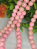 Бусины керамика/ 8 мм/ цена за 1 шт/ розово персиковый