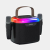Портативная Bluetooth колонка Hoco DS69 RGB с двумя микрофонами black