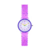 Дитячий годинник Better 008 Shine Purple-White кварцовий для дівчаток з силіконовим ремінцем