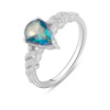 Серебряное кольцо CatalogSilver с мистик топазом 1.425ct, вес изделия 2,7 гр (2096306) 18 размер