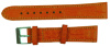 Шкіряний жіночий ремінець для годинника Mykhail Ikhtyar Ш18 мм оранжевий