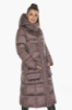 Куртка женская Braggart зимняя длинная с капюшоном - 59230 цвет сепия
