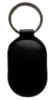Бесконтактный брелок ID Em-Marine 125 КГц (EM-Leather овальный) в кожаном чехле, цвет черный