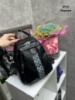 Чорна - сумка-рюкзак - молодіжна, стильна та зручна модель з додатковими кишенями (0510)