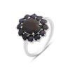 Серебряное кольцо CatalogSilver с натуральным сапфиром 4.892ct, вес изделия 3,9 гр (2068716) 19 размер