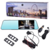 Автомобільний відеореєстратор-дзеркало арт 1031 LCD 4.3, 2 камери 1080P Full HD