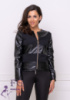 Жіноча легка шкіряна куртка «Nika» оптом | Батал | Розпродаж моделі 50