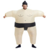 Надувной костюм Сумо RESTEQ — костюм борца Sumo для взрослых (рост 150–200 см), карнавальный прикольный костюм с вентилятором для