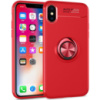 TPU чохол Deen ColorRing під Магнітний тримач (opp) для Apple iPhone XS Max(червоний / Червоний) - купити в SmartEra.ua