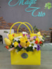 Купити квіти, букет в сумці з доставкою на замовлення Ⓜ️ Оболонь Київ ⭐