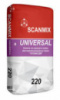 Scanmix UNIVERSAL 220 (25кг) Клеюча та армувальна суміш для теплоізоляційних плит