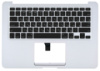 Клавіатура для ноутбука Apple MacBook Air (A1369) 2010+ Black, (Silver TopCase), RU (горизонтальний ентер)