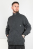 Чоловіча темно-сіра кофта на блискавці