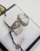 Серебряное кольцо без камней, 17.5 размер, 925 проба