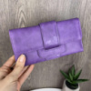 Модный женский кошелек клатч кожа ПУ Фиолетовый