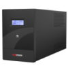 ИБП Hikvision DS-UPS3000-R, 3000ВА/1800 Вт LCD, 4xUniversal socket, 4x12V/9Ah, 23 кг, 433×145×208 мм