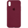 Чохол Silicone Case Full Protective (AA)Для Apple iPhone XS Max (бордовий / Plum) - купити в SmartEra.ua