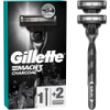 Бритва Gillette Mach3 Charcoal Древесный уголь С 2 сменными картриджами (8700216074308)