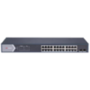 24 портовый гигабитный POE коммутатор Hikvision DS-3E1526P-SI, 24x RJ45 POE(1000M) и 2xSFP (1000M), 320 x 90 x 530 мм