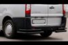Задние углы Double Black (2 шт., нерж. сталь) для Citroen Jumpy 2007-2017 гг