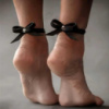Жіночі браслети з бантиками на ноги SV Leather Ankle 2 шт.